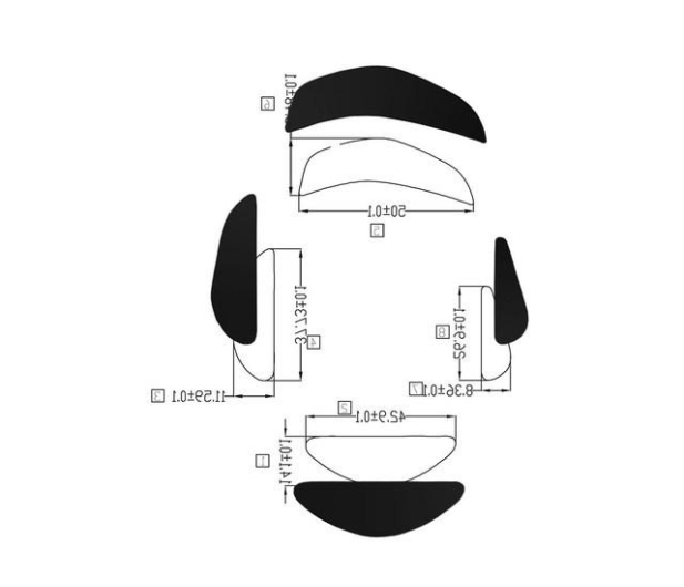 ŚLIZGACZE DO MYSZY MIONIX NAOS - 1400591 - zdjęcie 2